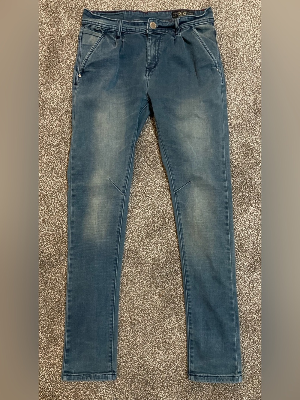 Dolce & Gabbana Skinny Blue Dark Wash Jeans